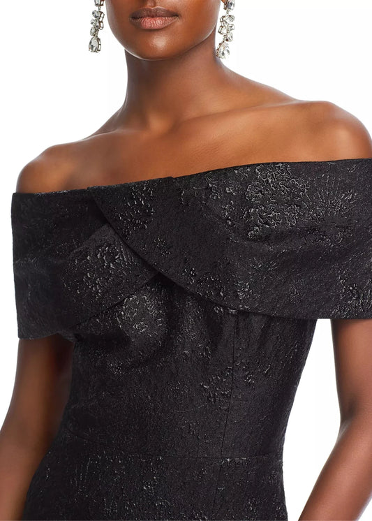 Jacquard Portrait Gown