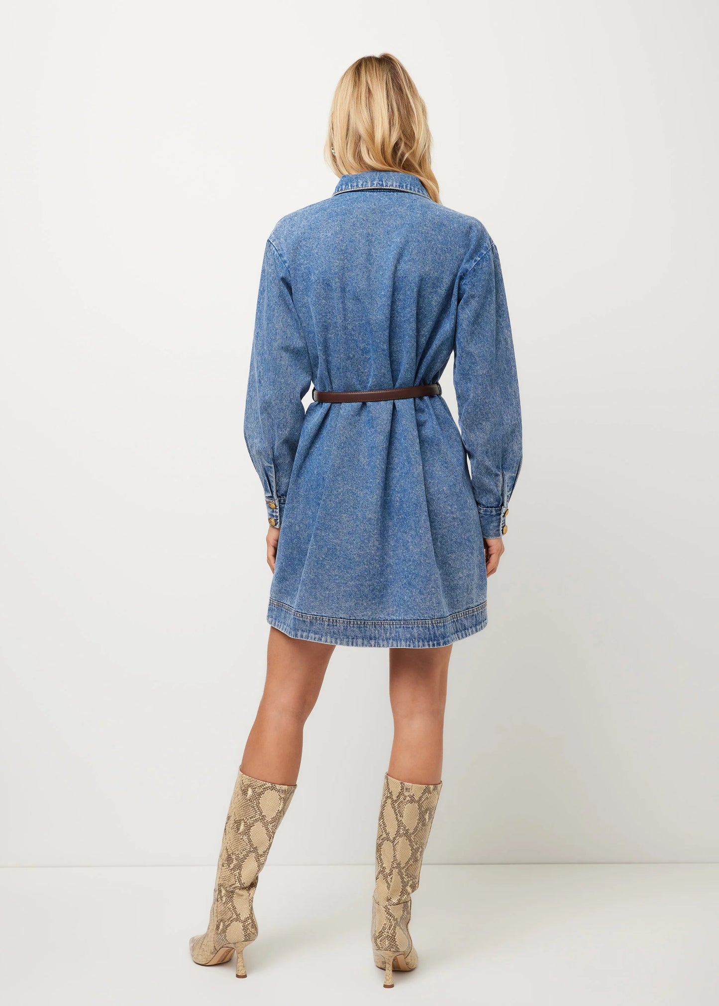 Sade Belted Shirtdress