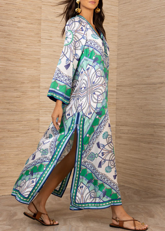 Laylani Charmeuse Caftan