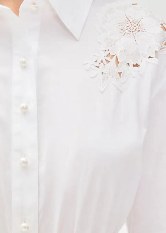 Julia Lace Combo Dress