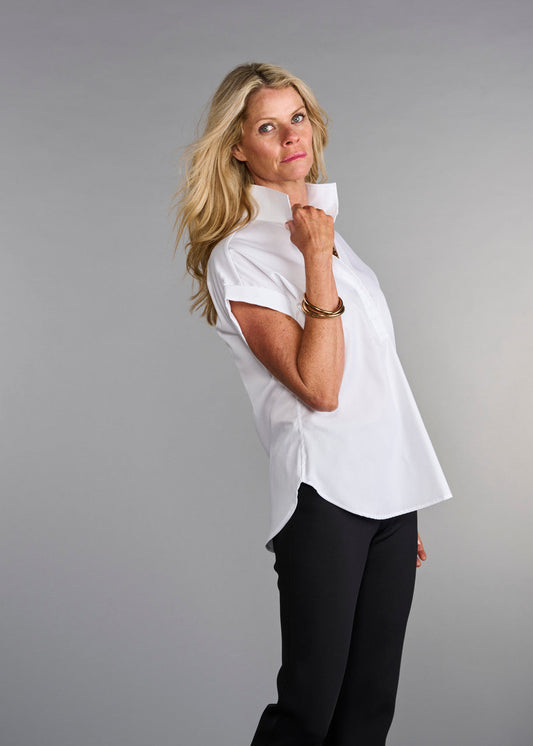 The Cap Sleeve League Blouse