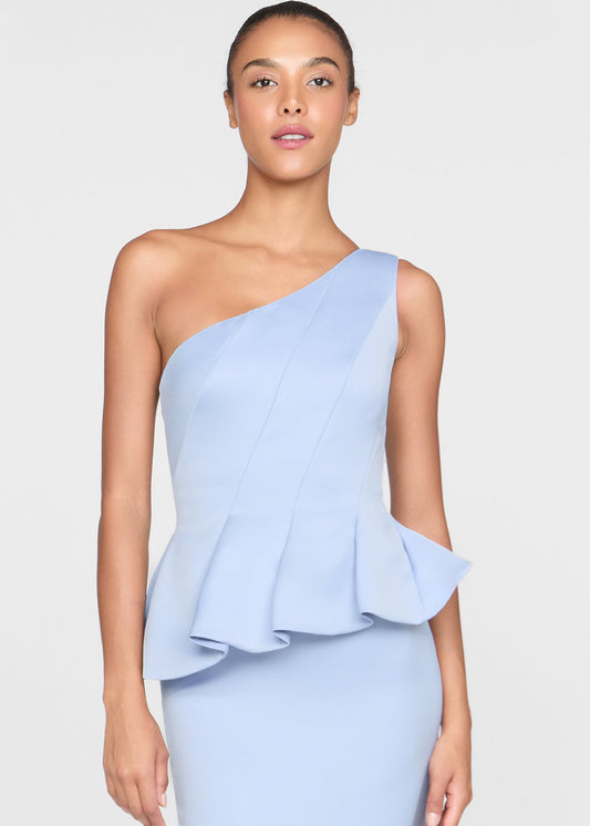 ZENOBIA DUCHESS SATIN GOWN