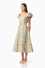Load image into Gallery viewer, Tasmin Puff Sleeve Midi Dress