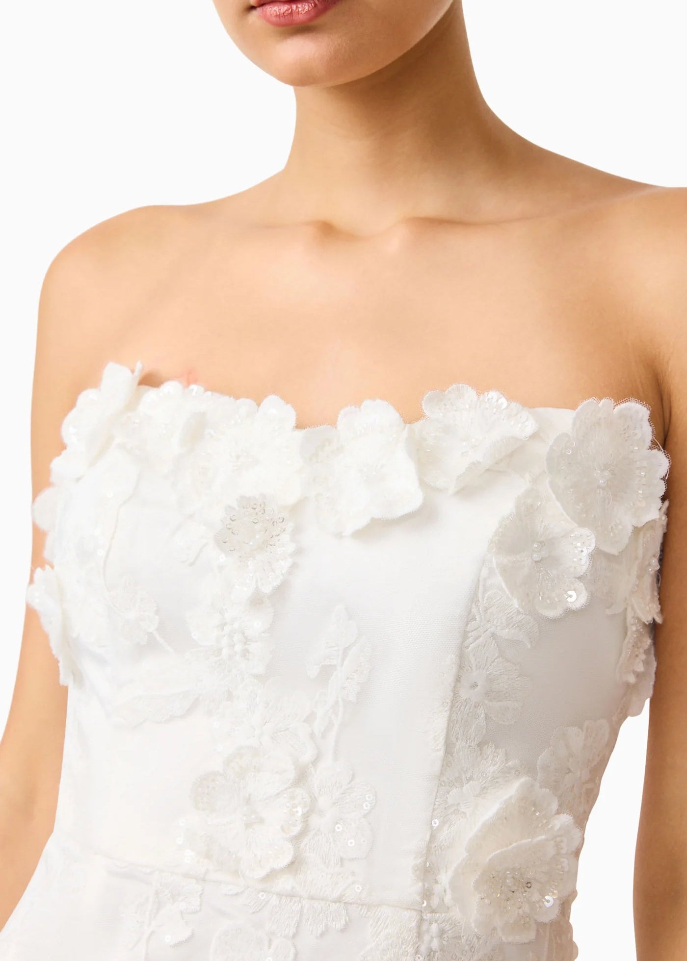 Lorina Sweetheart Gown with Detachable Skirt