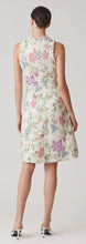 Load image into Gallery viewer, Tweed Basket Weave Print Braid Trim Tank Dress