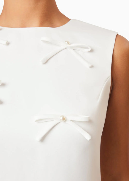 Rose Bow Shift Dress