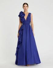 Load image into Gallery viewer, Ruffled Detailed Evening Dress