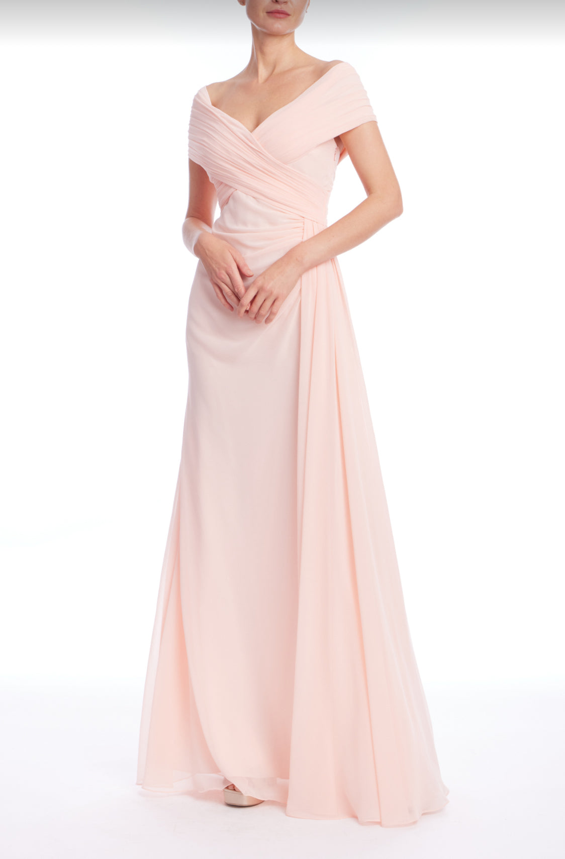 Off The Shoulder Wrap Dress