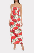 Load image into Gallery viewer, Orion Red Peonia Jacquard Dress