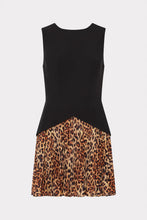 Load image into Gallery viewer, Haddy Leopard Print Pleated Mini Dress