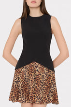 Load image into Gallery viewer, Haddy Leopard Print Pleated Mini Dress