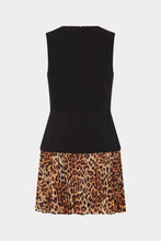 Load image into Gallery viewer, Haddy Leopard Print Pleated Mini Dress