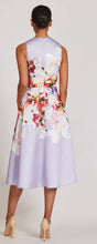 Load image into Gallery viewer, Floral Border Pattern Gazar Dress