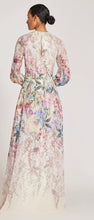 Load image into Gallery viewer, Chiffon Floral Print A Line Gown