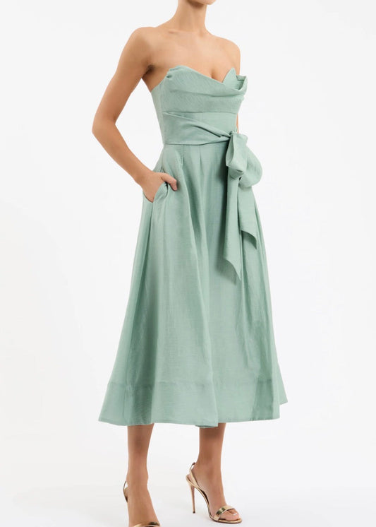 Serenity Strapless Midi Dress