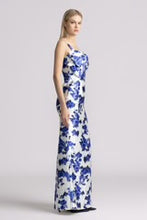 Load image into Gallery viewer, Floral Print Mikado Gown with Bow
