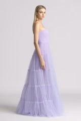 Strapless Tulle Gown