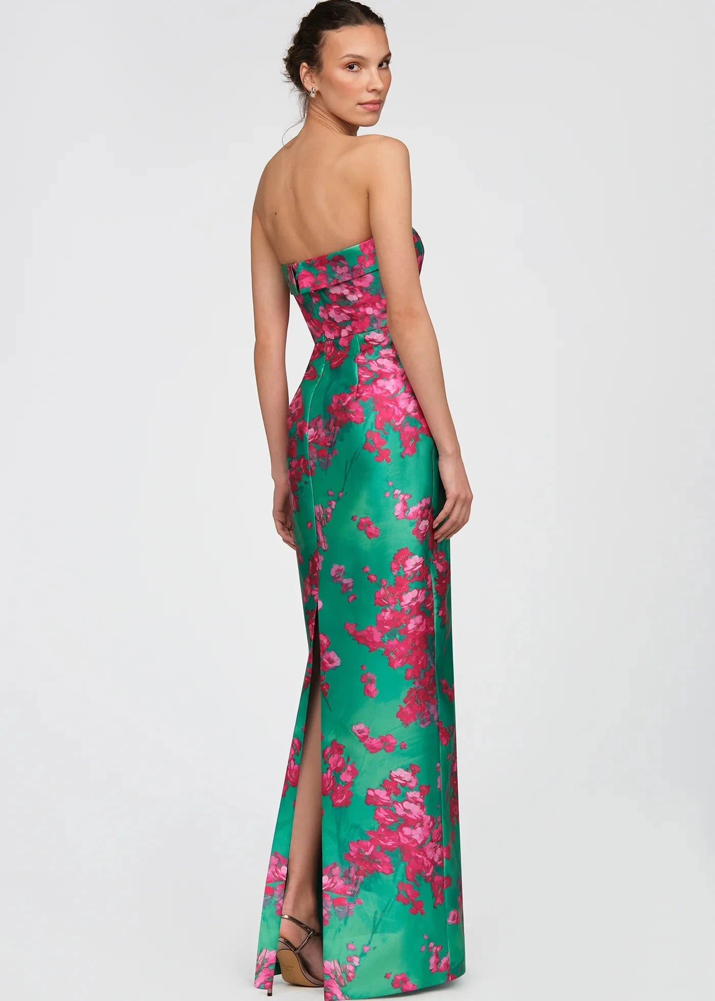 Cleo Strapless Column Gown