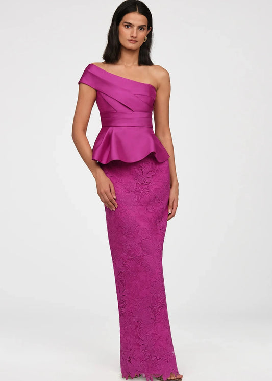 Colby Lace and Mikado Gown