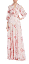 Load image into Gallery viewer, Floral Lace Belted Shirt Gown