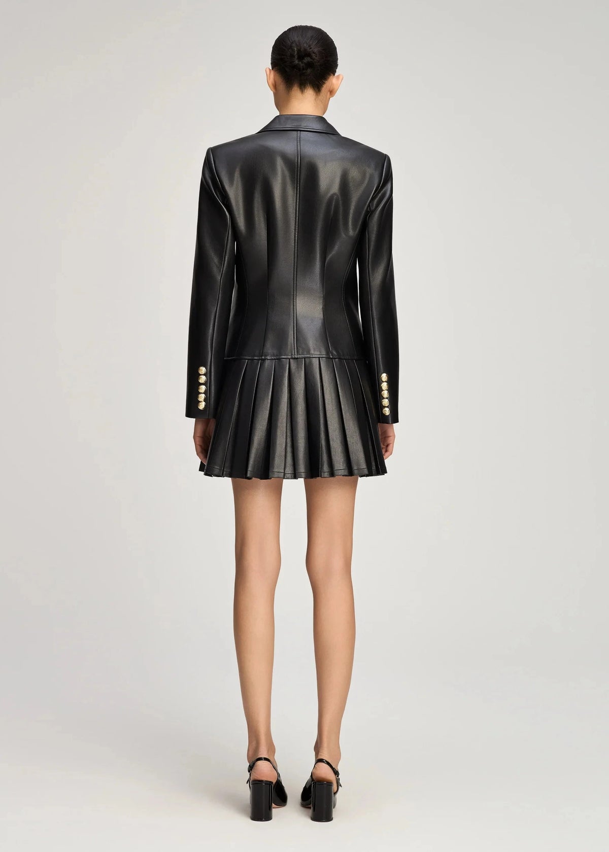 Vegan Leather Saule Dress
