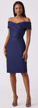 Load image into Gallery viewer, Jacquard Portrait Bow Back Dress