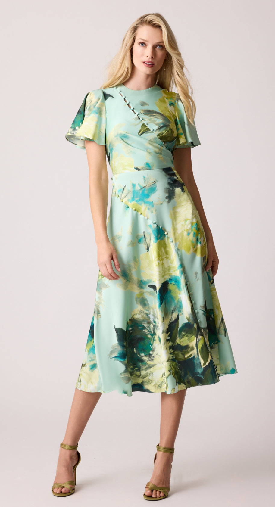 Charmeuse Fit N' Flare Dress – Bella Rose