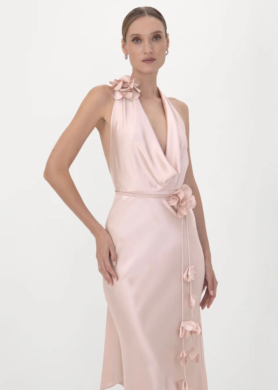 Delphine Satin Gown