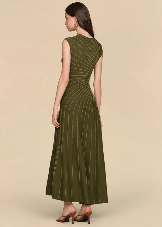 Freya Pleated Knit Dress