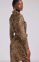 Load image into Gallery viewer, Darcelle Leopard Shirt Dress