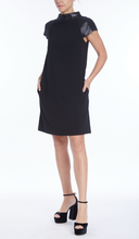 Load image into Gallery viewer, Mock Neck A-Line Dress