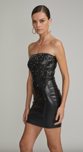 Load image into Gallery viewer, Soo Pearl Vegan Leather Dress