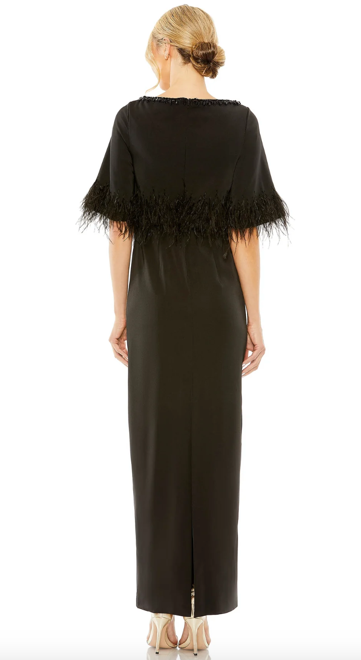 Crystal & Feather Dress
