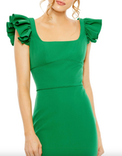 Load image into Gallery viewer, Ruffle Cap Sleeve Dress