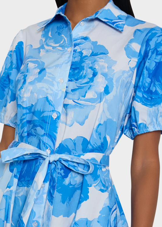 Juni Printed Poplin Dress