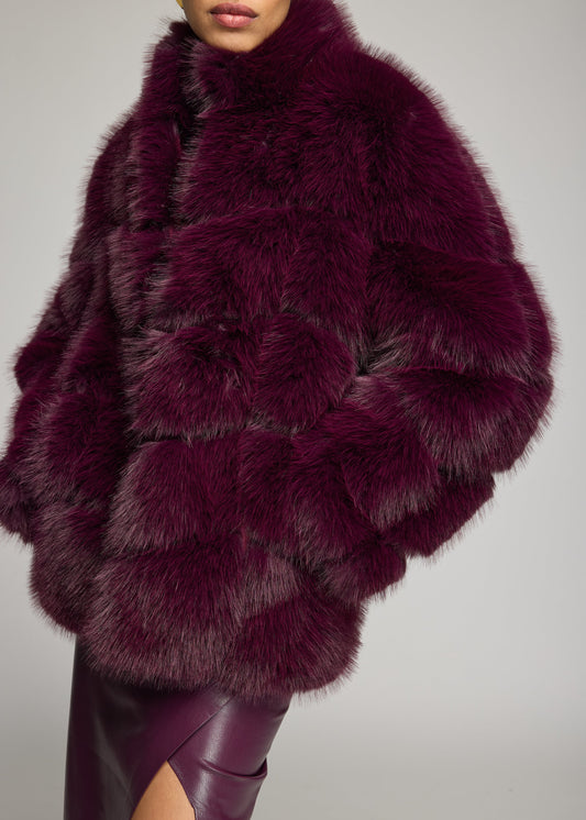 LOUISA FAUX FUR JACKET