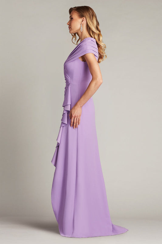 Talise Waterfall Flounce Gown