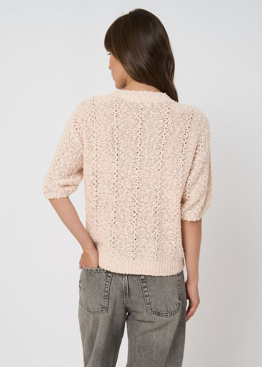 Textured Italian Cotton-Blend Sweater