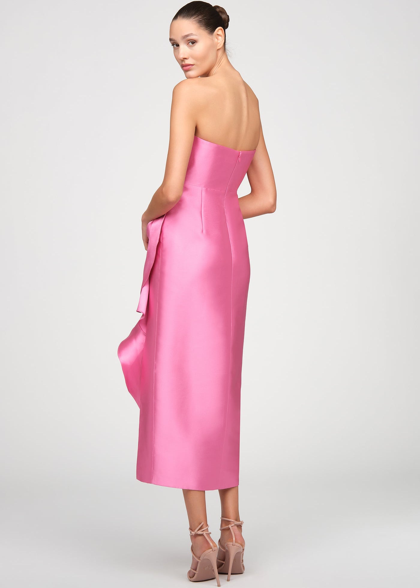 MARLA SCULPTURAL DRAPE DRESS