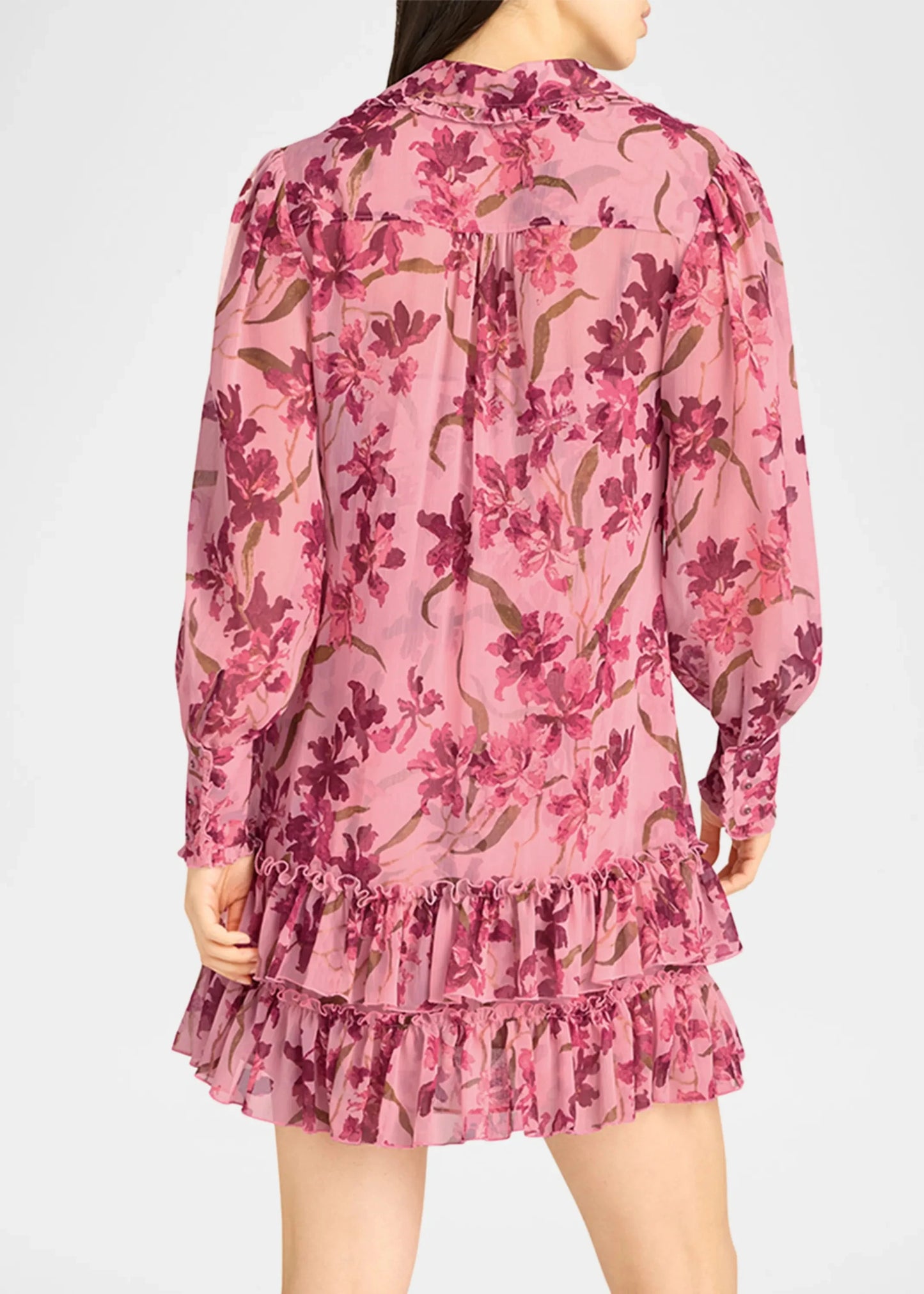Trailing Hibiscus Lupetto Dress