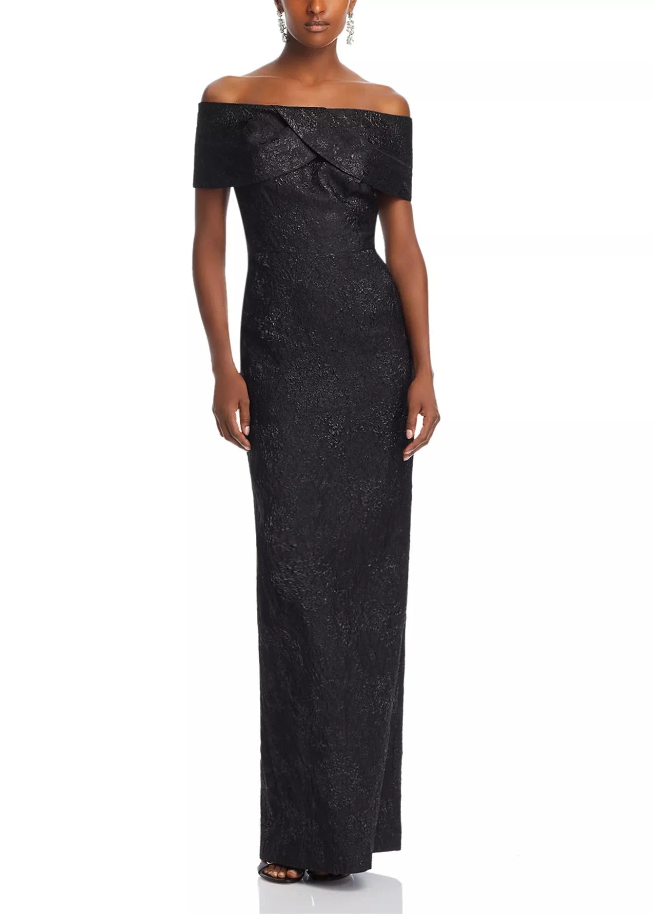 Jacquard Portrait Gown