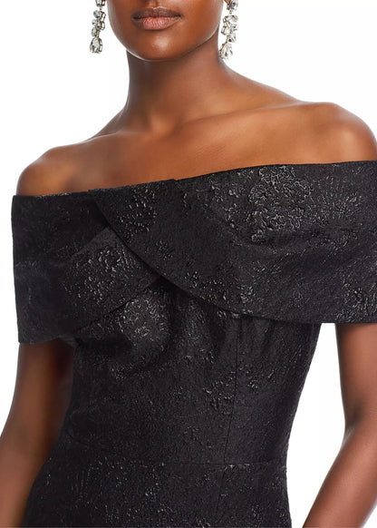 Jacquard Portrait Gown
