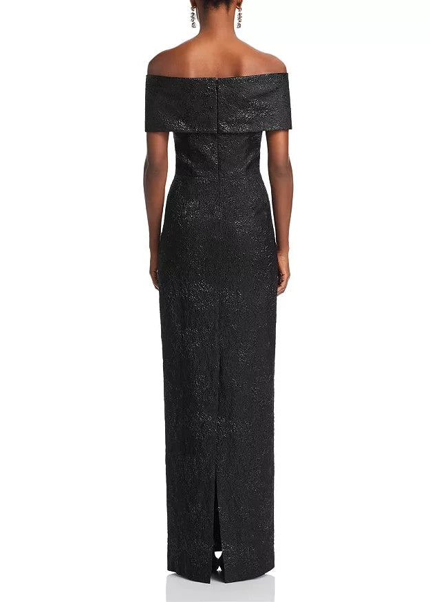 Jacquard Portrait Gown
