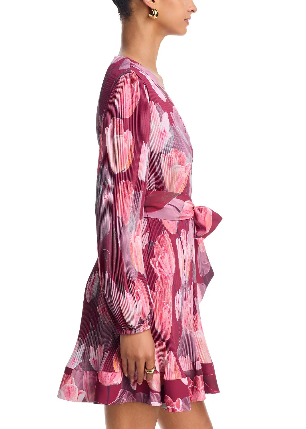 Liv Printed Pleated Dress