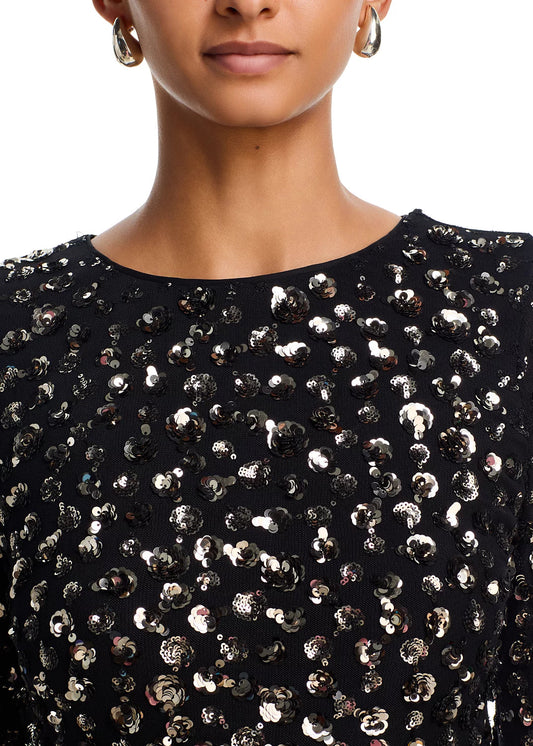 Abbygail Sequin Midi Dress