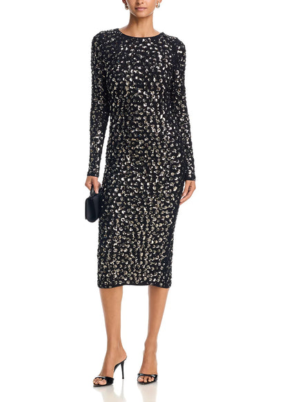 Abbygail Sequin Midi Dress