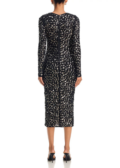 Abbygail Sequin Midi Dress