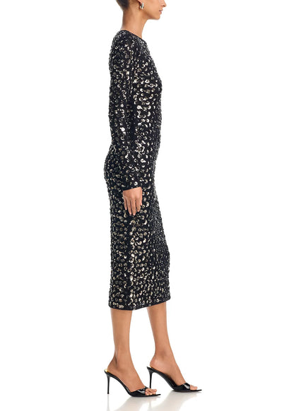 Abbygail Sequin Midi Dress