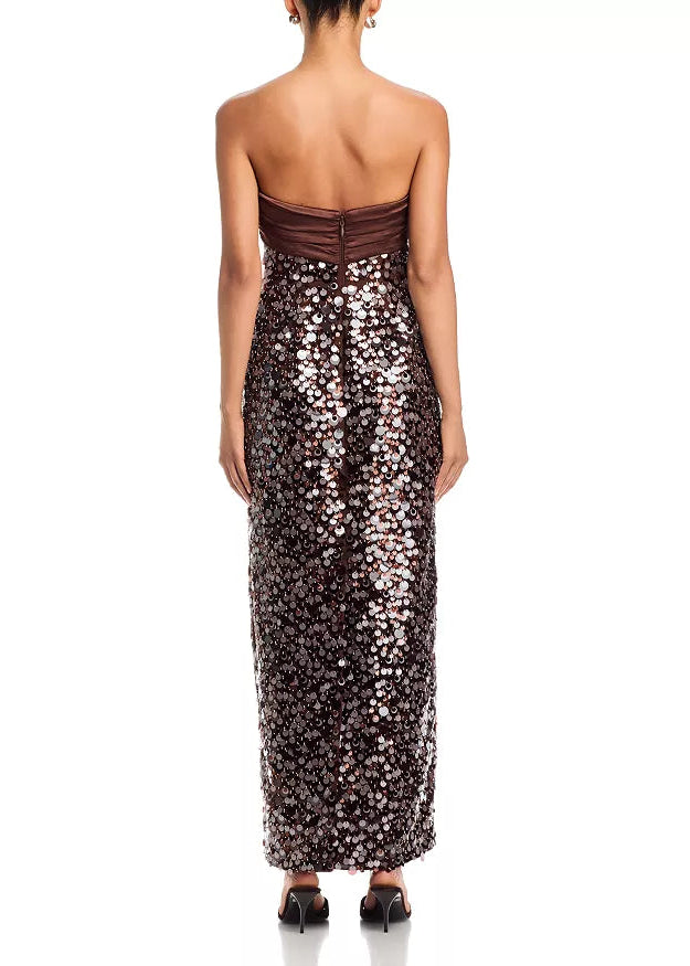 Hanna Sequined Column Maxi Dress