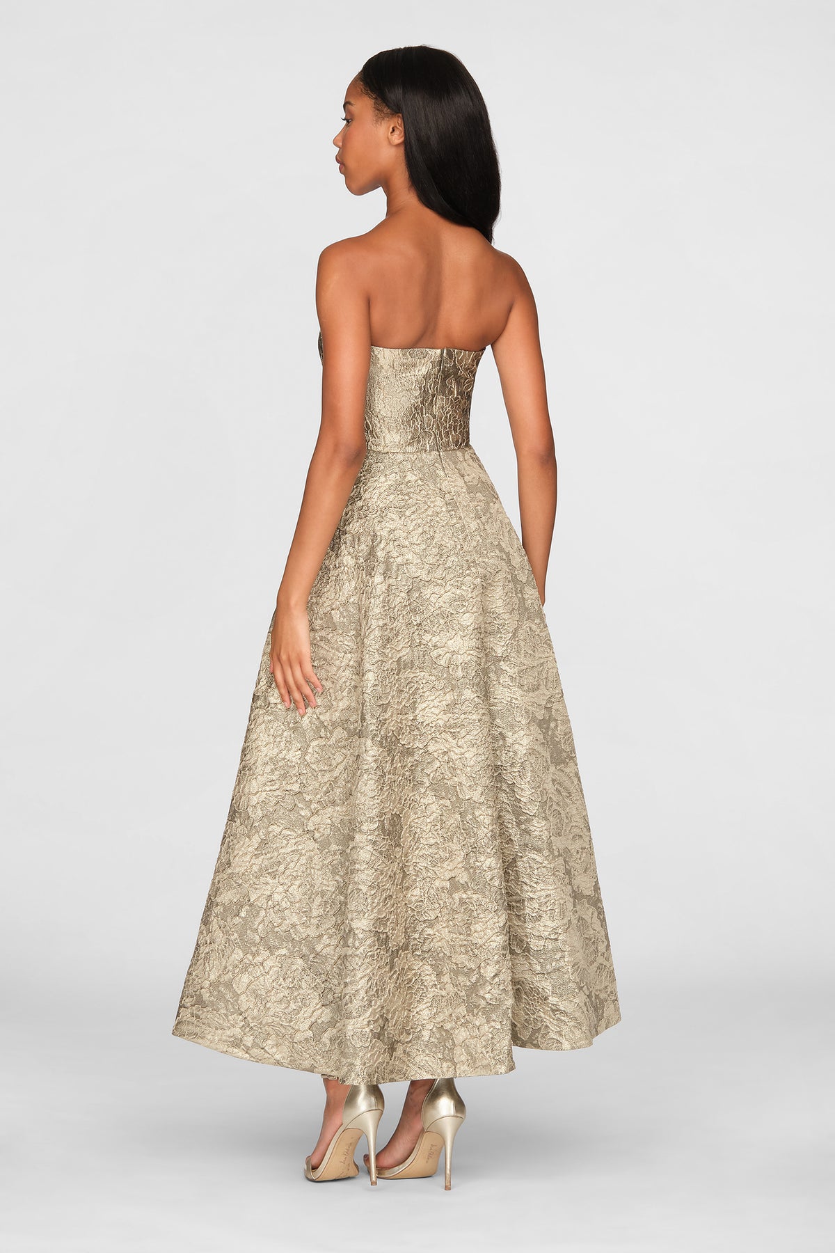 DAKOTA METALLIC JACQUARD GOWN